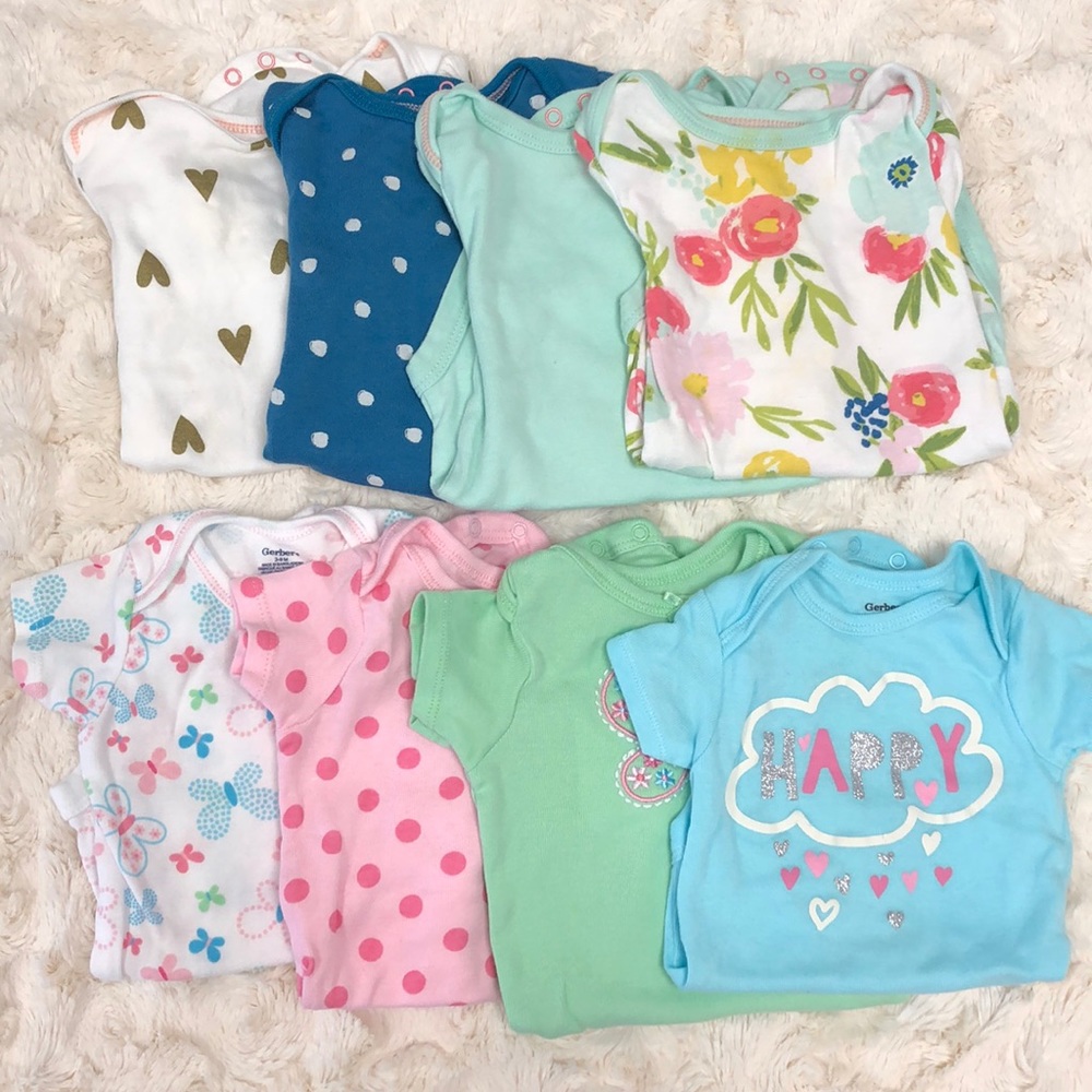 Baby girl onesie pack